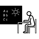 Piktogramm Unterricht